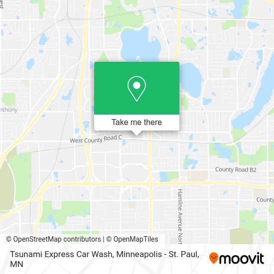 Tsunami Express Car Wash map