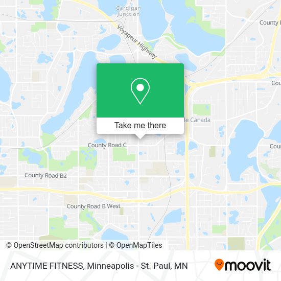 Mapa de ANYTIME FITNESS