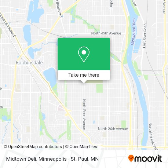 Midtown Deli map