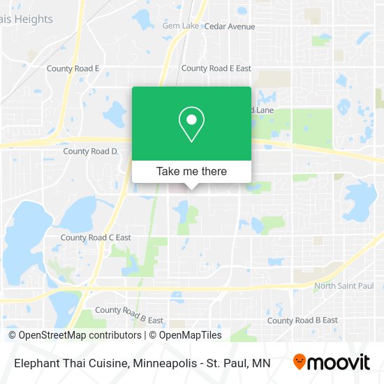Elephant Thai Cuisine map