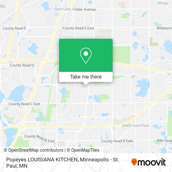 Mapa de Popeyes LOUISIANA KITCHEN