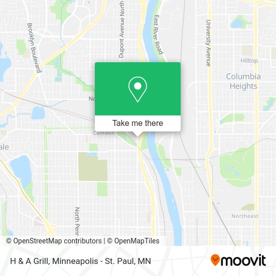 Mapa de H & A Grill