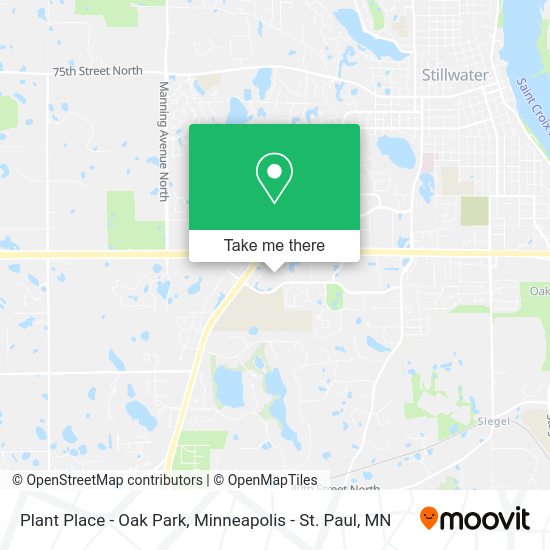 Plant Place - Oak Park map