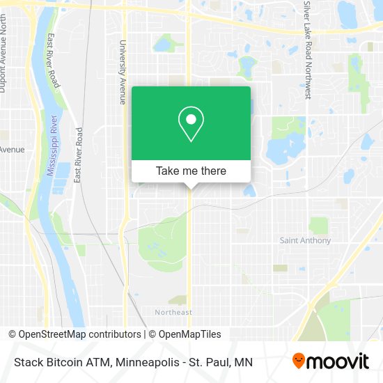 Stack Bitcoin ATM map