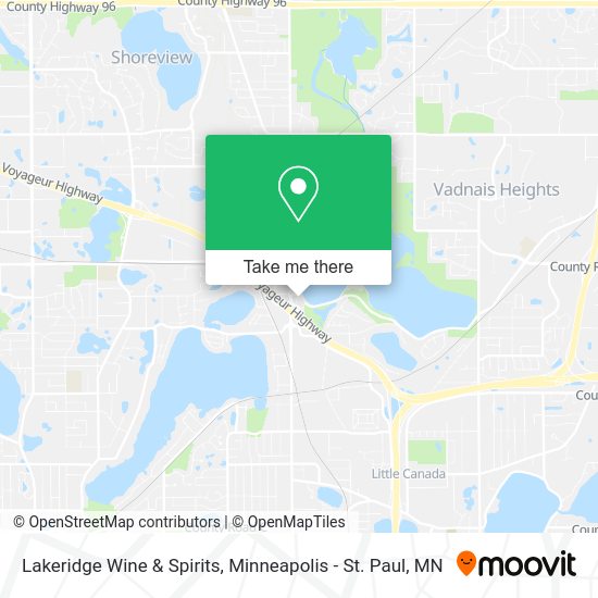 Lakeridge Wine & Spirits map