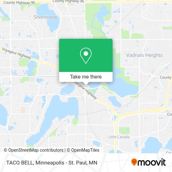 TACO BELL map