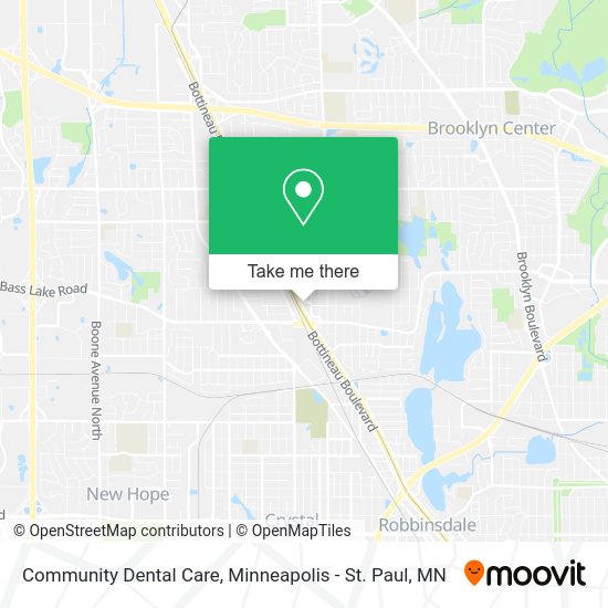 Community Dental Care map