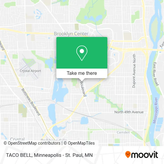 TACO BELL map