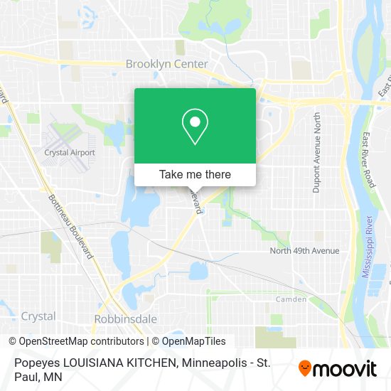 Popeyes LOUISIANA KITCHEN map