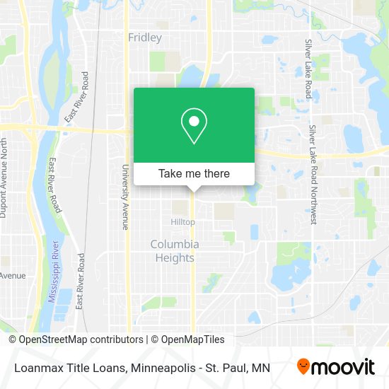 Loanmax Title Loans map