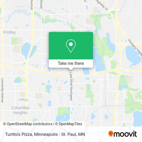 Mapa de Turitto's Pizza