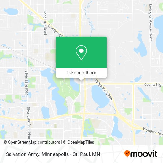 Mapa de Salvation Army