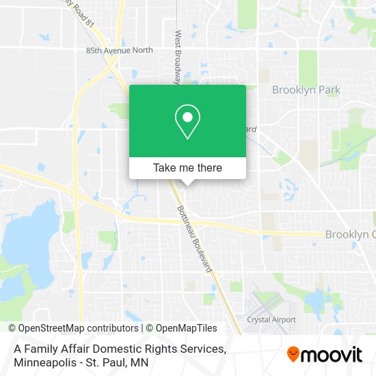 A Family Affair Domestic Rights Services map