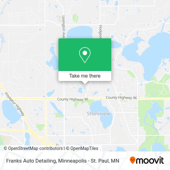 Franks Auto Detailing map