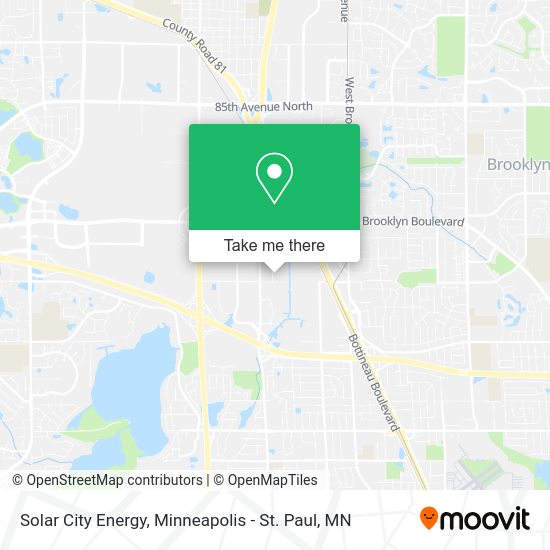Solar City Energy map