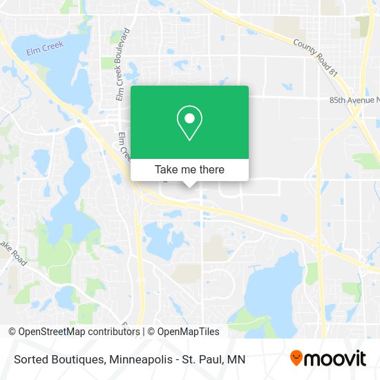 Mapa de Sorted Boutiques