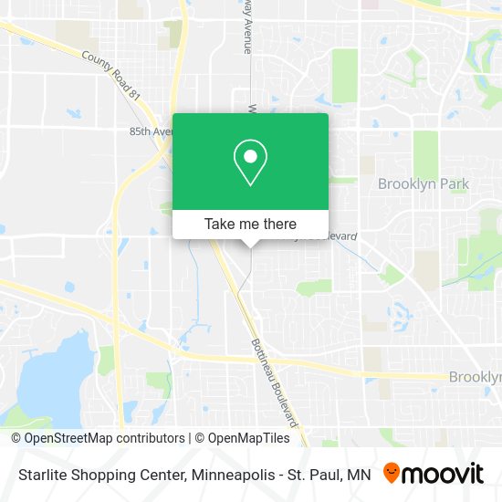 Starlite Shopping Center map