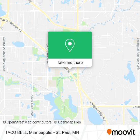 Mapa de TACO BELL