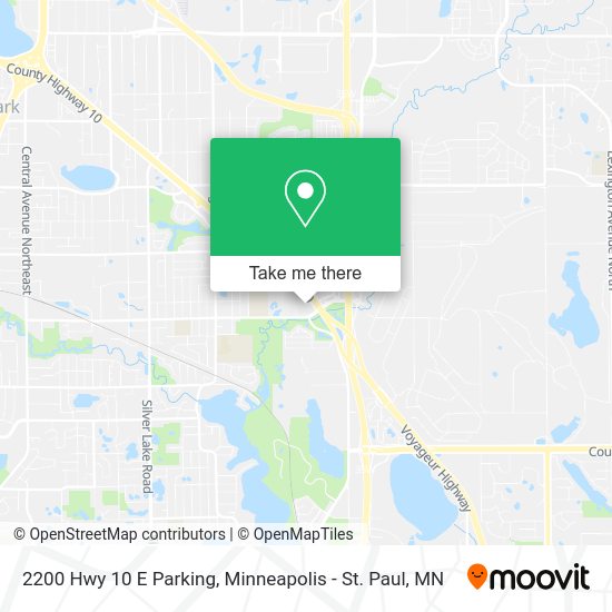 Mapa de 2200 Hwy 10 E Parking