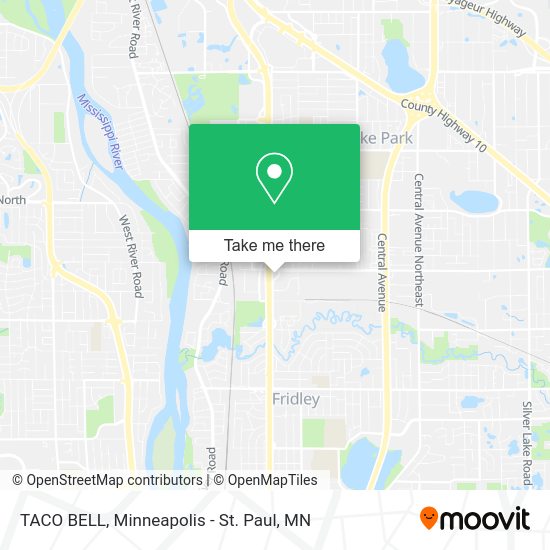 TACO BELL map