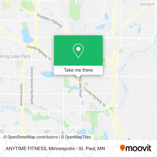 ANYTIME FITNESS map