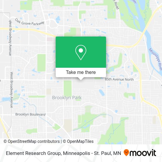 Element Research Group map