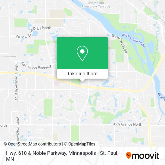 Mapa de Hwy. 610 & Noble Parkway