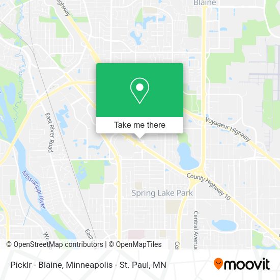 Picklr - Blaine map