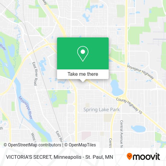 VICTORIA'S SECRET map