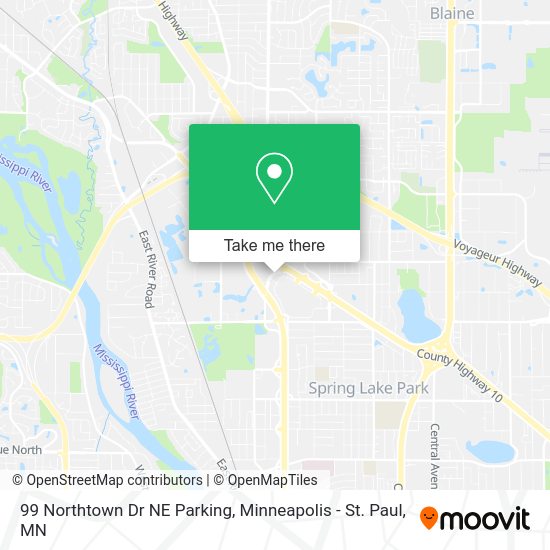 99 Northtown Dr NE Parking map