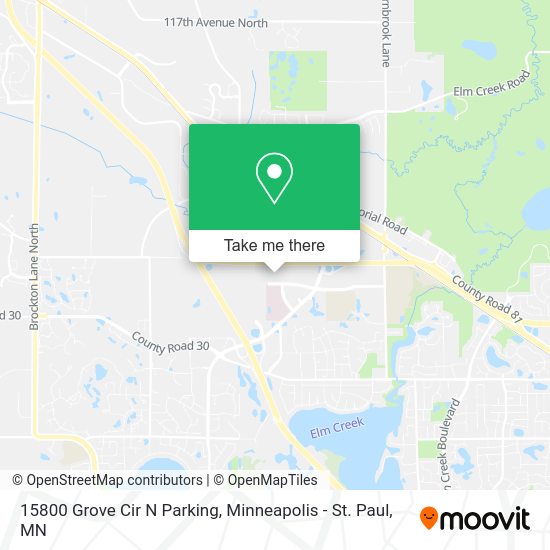 15800 Grove Cir N Parking map