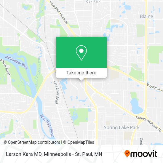 Larson Kara MD map