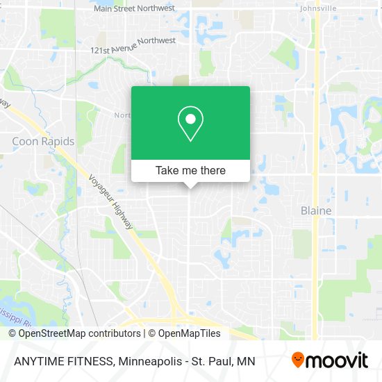 ANYTIME FITNESS map