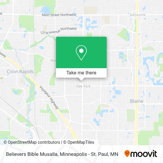 Believers Bible Musalla map