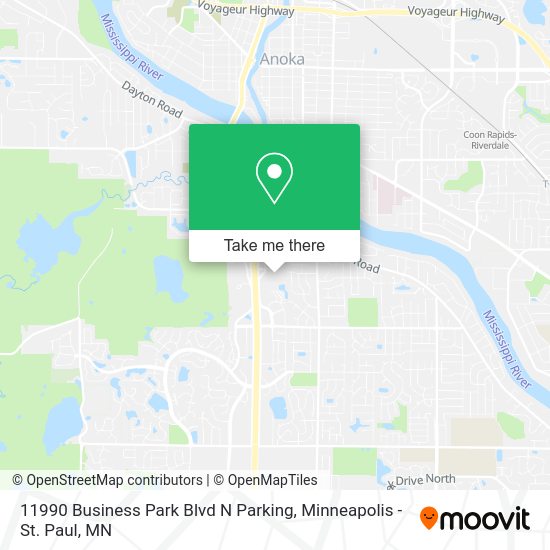 11990 Business Park Blvd N Parking map