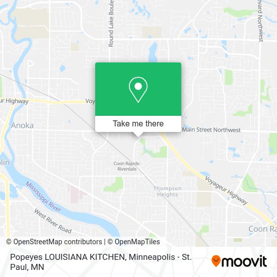 Popeyes LOUISIANA KITCHEN map