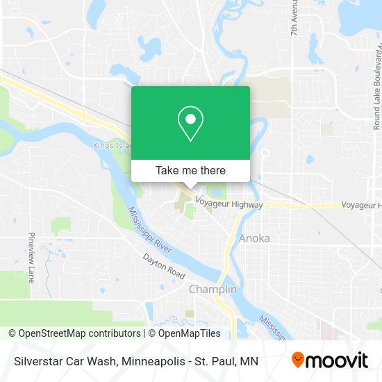 Mapa de Silverstar Car Wash