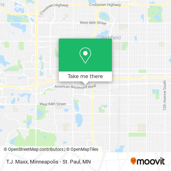 T.J. Maxx map