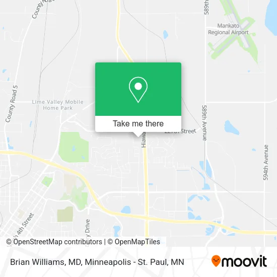 Brian Williams, MD map