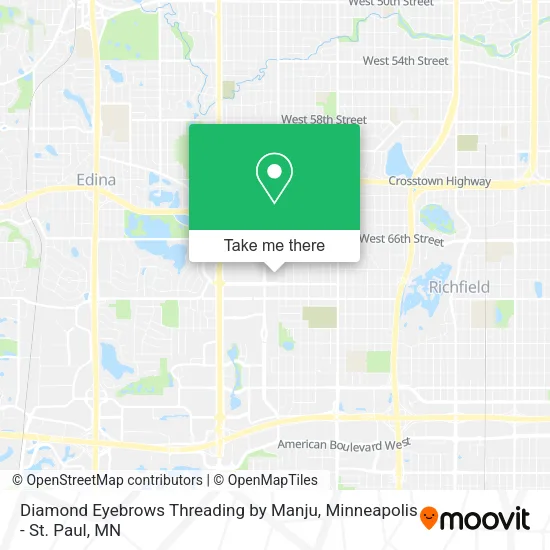 Mapa de Diamond Eyebrows Threading by Manju