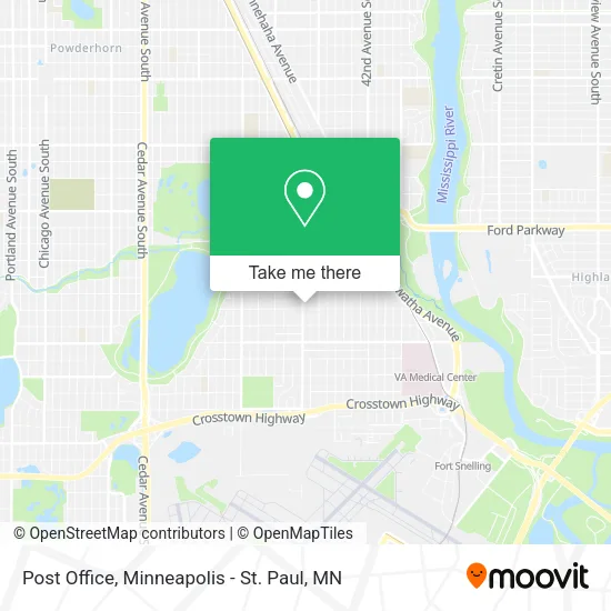 Post Office map
