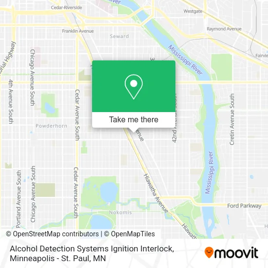 Alcohol Detection Systems Ignition Interlock map