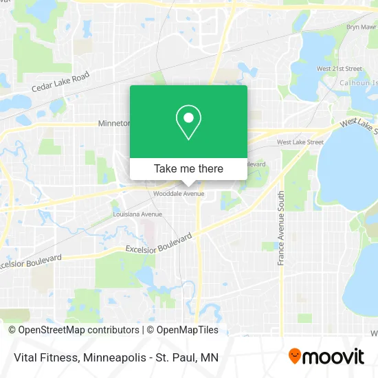 Vital Fitness map