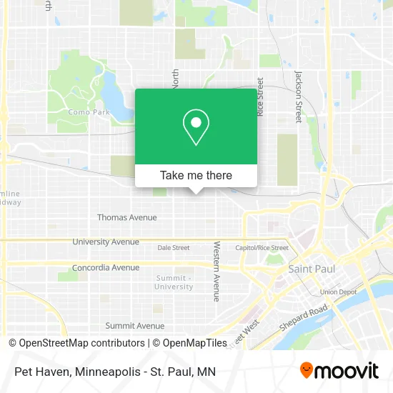 Pet Haven map