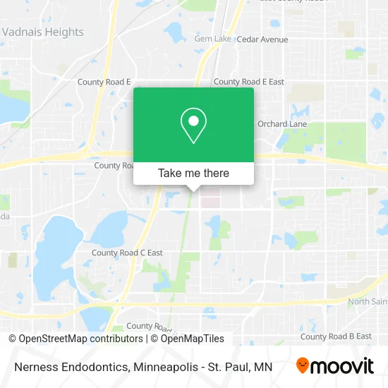 Nerness Endodontics map