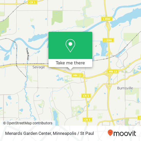 Menards Garden Center map