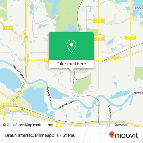 Braun Intertec map