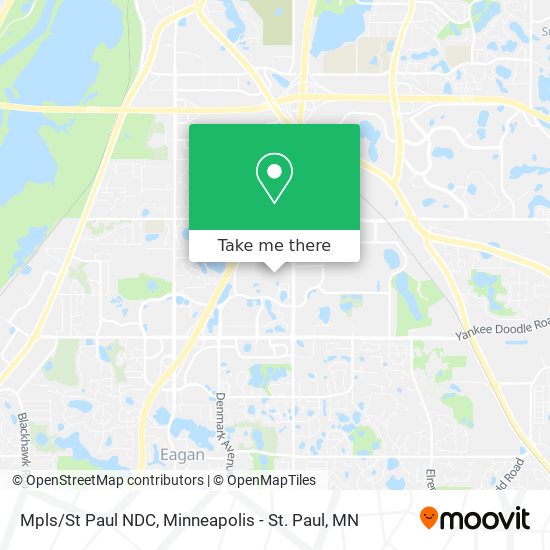 Mapa de Mpls/St Paul NDC