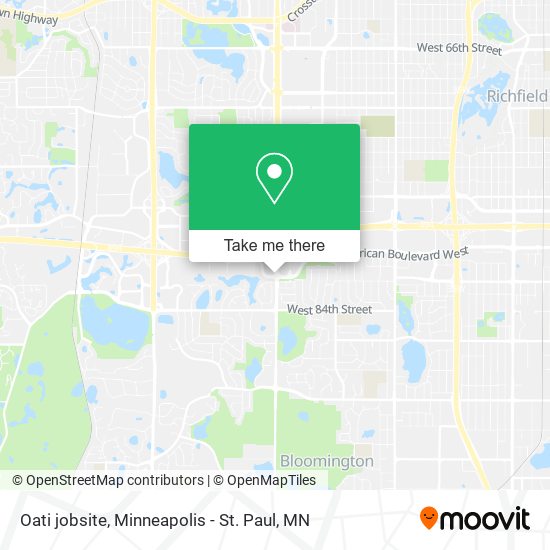 Mapa de Oati jobsite