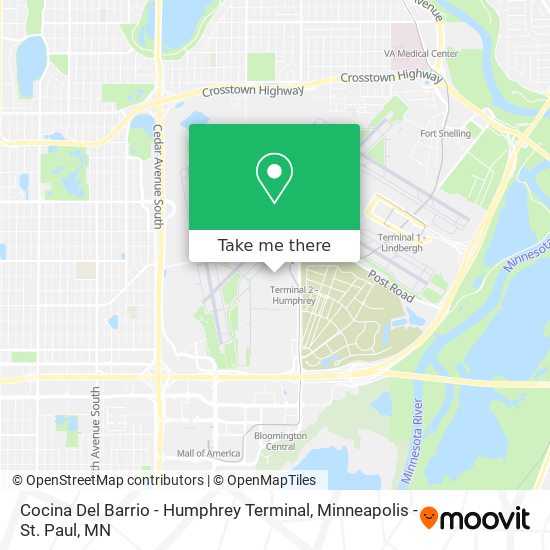 Directions To Humphrey Terminal How To Get To Cocina Del Barrio - Humphrey Terminal In Minneapolis - St.  Paul, Mn By Bus Or Light Rail?